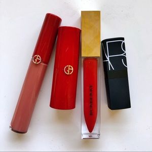 BRAND NEW Lot of 4 FULL SIZE lipstick/lipgloss